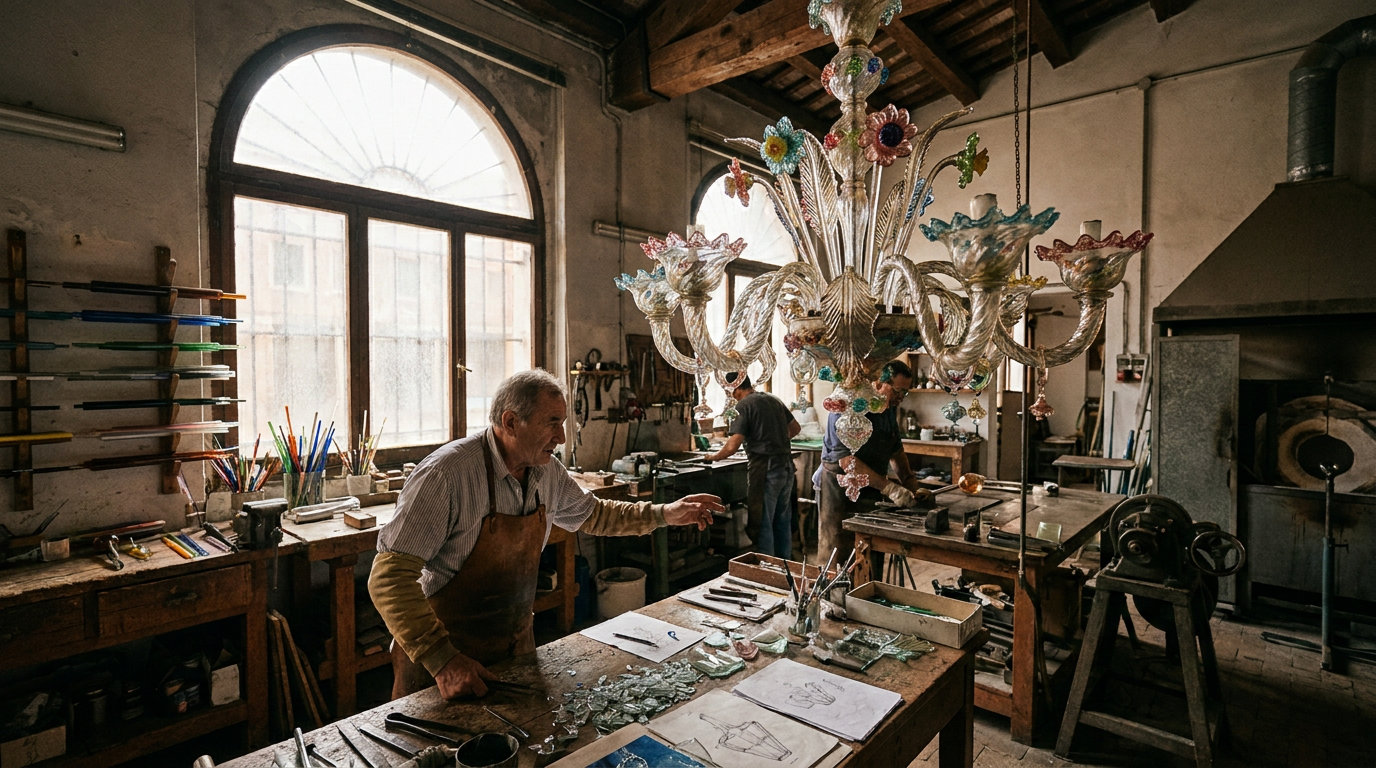 Italian glass chandelier: guida alla scelta e allo stile